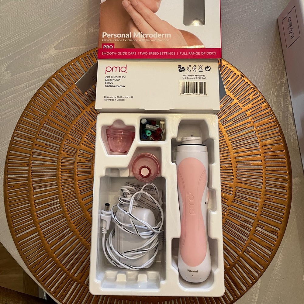 PMD Personal Microderm Pro - At-Home Microdermabrasion Machine Pink